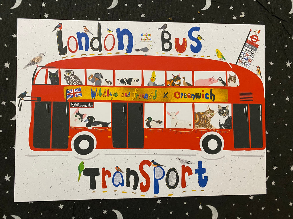 Wildlife and Friends Takeover London Series (A3, A4, A5, A6 size)