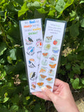 British Garden Birds and Butterfly Bookmarks In Collaboration with Art By Tamzyn
